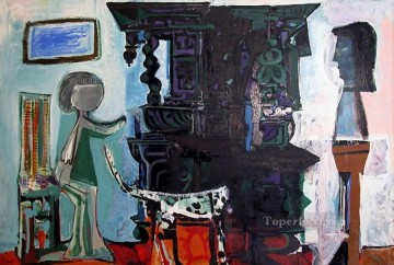 Le buffet de Vauvenargues 1959 Cubismo Pinturas al óleo